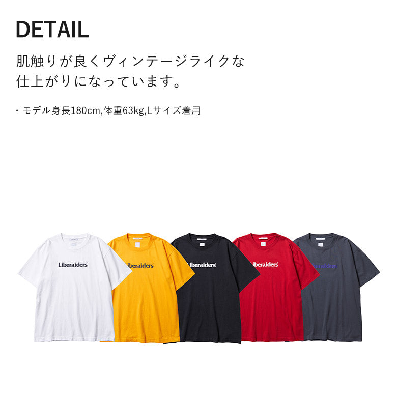 Liberaiders (リベレイダース) 24 F/W オージーロゴ Tシャツ OG LOGO TEE 78601 ブラック