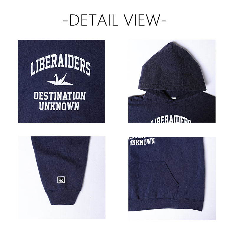 Liberaiders (リベレイダース) 24 F/W カレッジロゴ フーディー COLLEGE LOGO HOODIE 78307 ネイビー