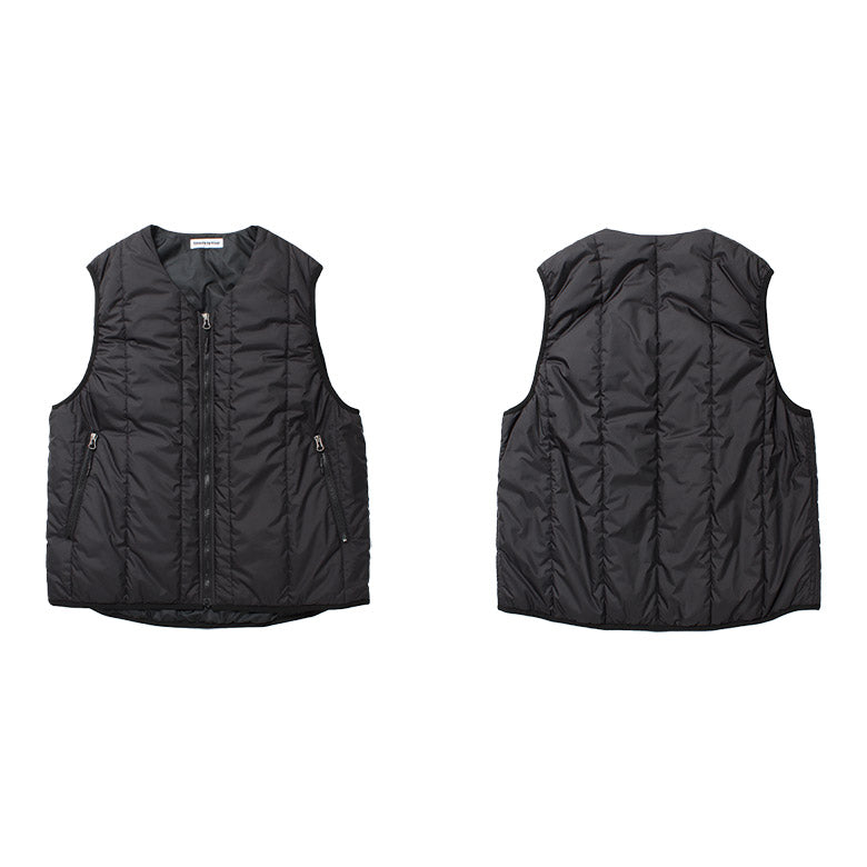 cabaret poval キャバレー ポバール Aircrew Puff Vest  エアクルーパフベスト  made in japan 日本製 ブラック