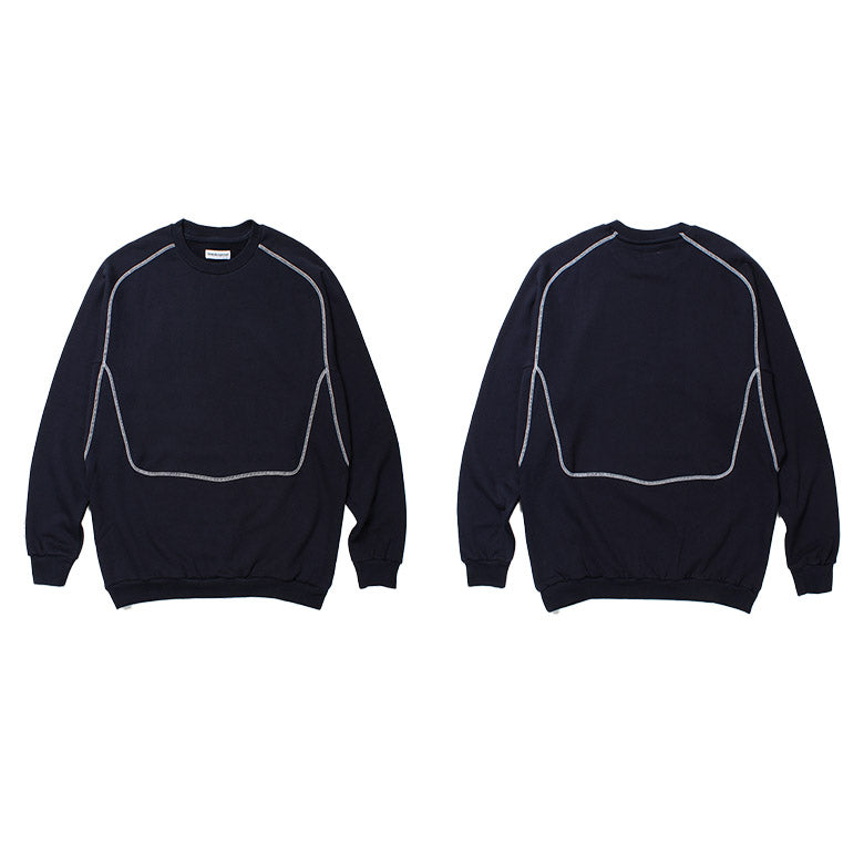 cabaret poval キャバレー ポバール Fabien Sweatshirt  ファビアン スウェットシャツ  made in japan 日本製 ネイビー