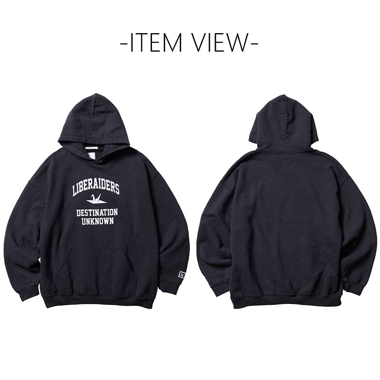 Liberaiders (リベレイダース) 24 F/W カレッジロゴ フーディー COLLEGE LOGO HOODIE 78307 ブラック