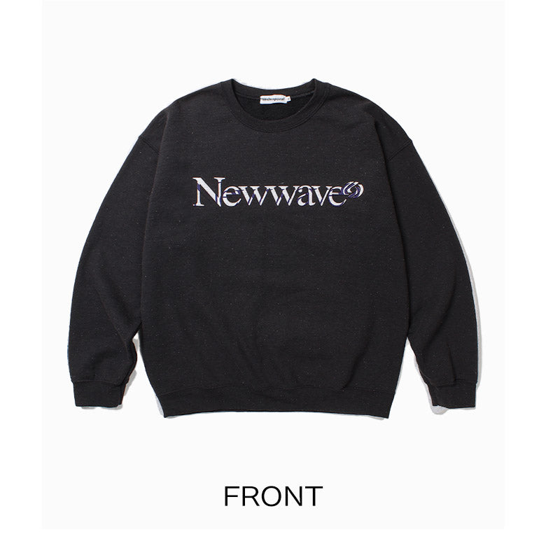 cabaret poval キャバレー ポバール Newwave Crewneck ニューウェーブ クルーネック ブラック