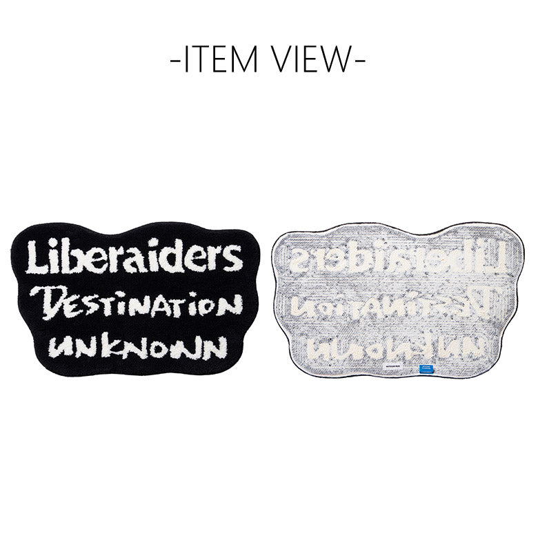 Liberaiders (リベレイダース) 24 F/W ミヨシラグ × リベレーダース コラボ ラグマット  MIYOSHI RUG x LIBERAIDERS RUG 78910 ブラック