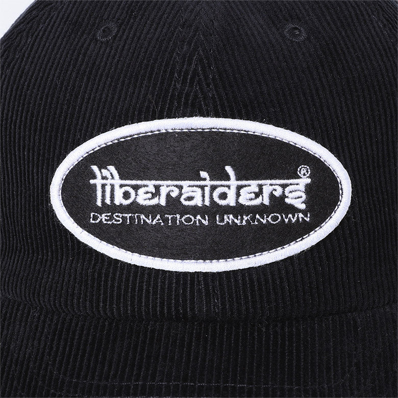 Liberaiders (リベレイダース) 24 F/W オーバルロゴコーデュロイキャップ OVAL LOGO CORDUROY CAP 78902 ブラック