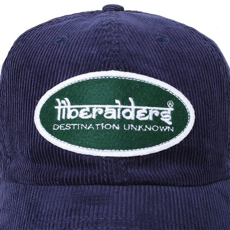 Liberaiders (リベレイダース) 24 F/W オーバルロゴコーデュロイキャップ OVAL LOGO CORDUROY CAP 78902 ネイビー