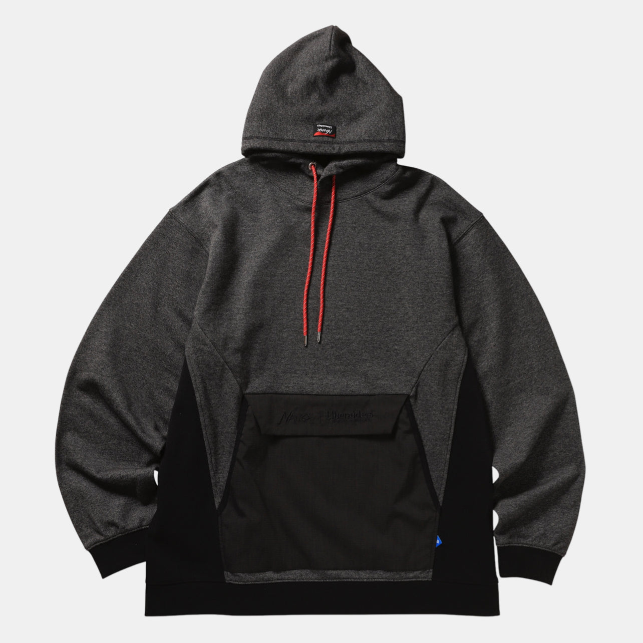 NANGA X LIBERAIDERS (ナンガ リベレイダース) ECO HYBRID HOODIE エコハイブリッド スウェット パーカー ブラック