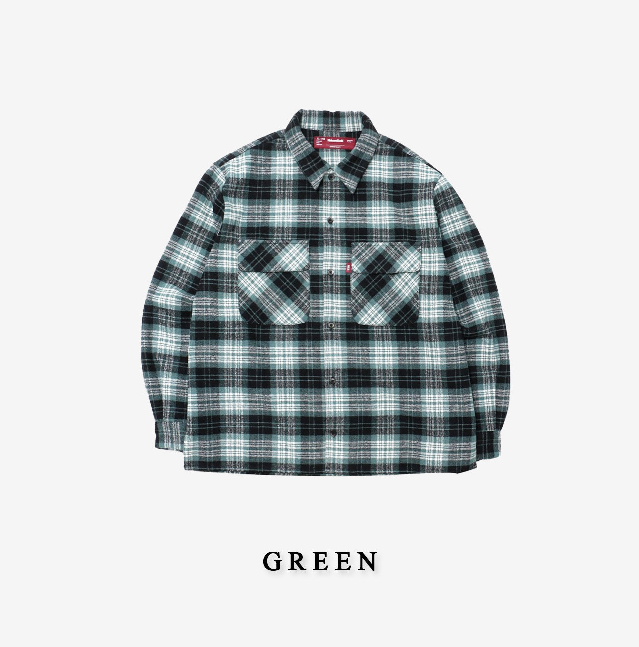HIDE AND SEEK Plaid Flannel L/S Shirt(23aw)
