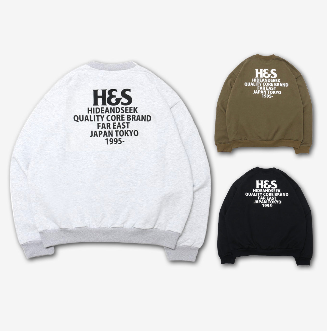 HIDE AND SEEK / HS Sweat Shirt-1(23aw)