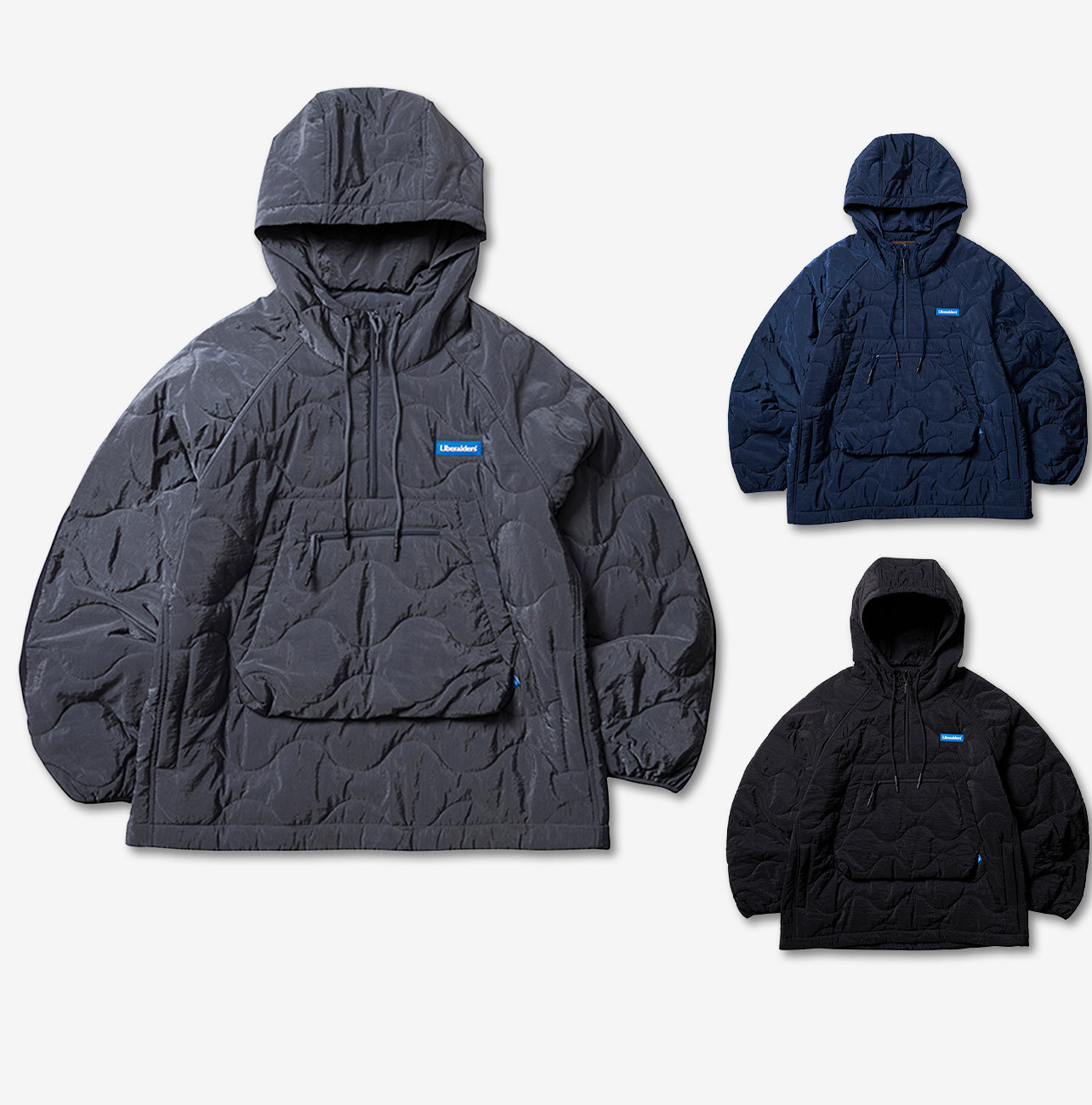 Liberaiders 23 / QUILTED RIPSTOP NYLON HOODIE 75301